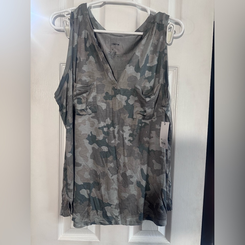 Sonoma Gray Camo Tank Top